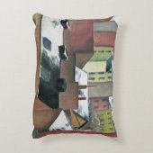 Snow 1911年のボンのSt Maryの教会 アクセントクッション (裏面(縦))