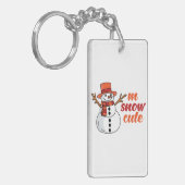 Snow Acrylic Keychain キーホルダー (正面左)