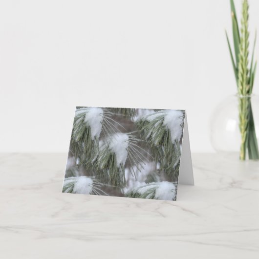 Snow And Ice Winter Nature Photography  ノートカード (正面)