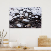 Snow And Rocks, Mt. Rainier National Park ポスター (キッチン)