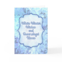 Snow Angel Kisses – Whimsical Winter Greeting Card