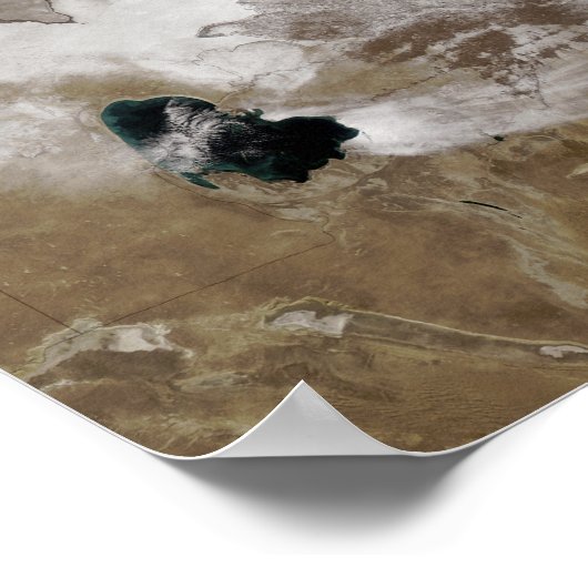 Snow around the Aral Sea ポスター (角)