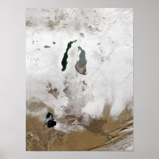 Snow around the Aral Sea ポスター (正面)