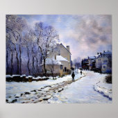 Snow at Argenteuil (2) ポスター (正面)
