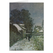 Snow at Argenteuil by Claude Monet (正面)