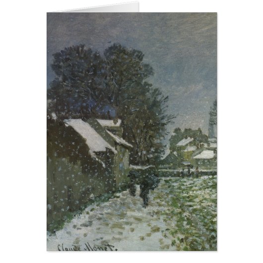 Snow at Argenteuil by Claude Monet (正面)