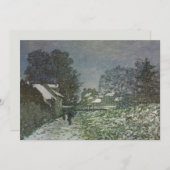 Snow at Argenteuil by Claude Monet (正面/裏面)