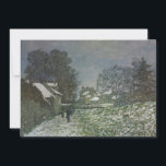 Snow at Argenteuil by Claude Monet<br><div class="desc">Claude MonetによるArgenteuil II (1874)での雪は、ヴィンテージの印象派の素晴らし美術風景絵画である。フランスのアルゼンテウイルで木々や家が背景の雪のシーンが見られる冬の日。アーティストについて：クロード・モネ(1840-1926)は印象派の運動の創始者であフランスのり絵画、その絵画の大部分は「空中に浮かぶ」（野外に浮かぶ）スタイル印象派の風景である。</div>