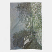 Snow at Argenteuil by Claude Monet キッチンタオル (縦)