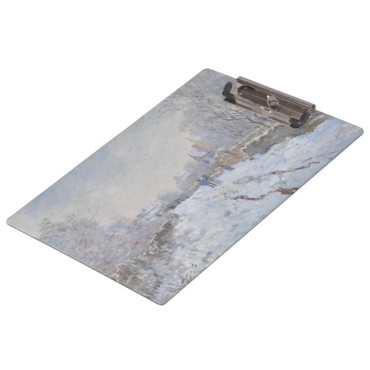 Snow at Argenteuil (by Claude Monet) クリップボード (アングル)