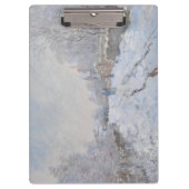 Snow at Argenteuil (by Claude Monet) クリップボード (正面)
