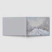 Snow at Argenteuil (by Claude Monet) ゲストブック (全面)