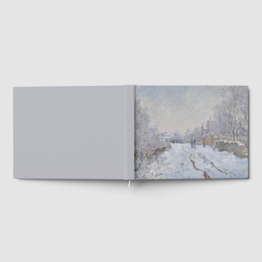 Snow at Argenteuil (by Claude Monet) ゲストブック (全面)