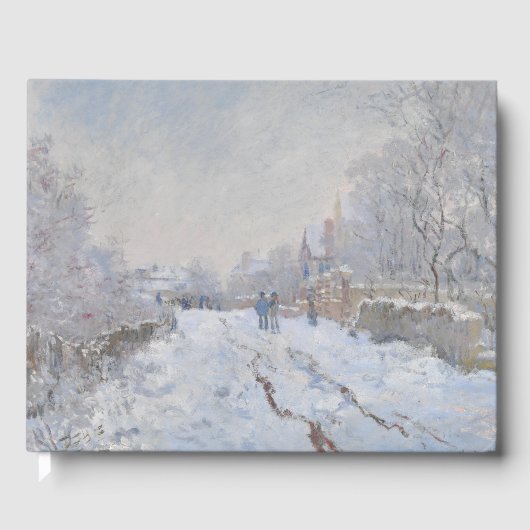 Snow at Argenteuil (by Claude Monet) ゲストブック (正面)