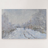 Snow at Argenteuil (by Claude Monet) ジグソーパズル (横)