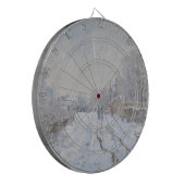 Snow at Argenteuil (by Claude Monet) ダーツボード (正面左)