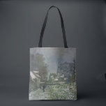 Snow at Argenteuil by Claude Monet トートバッグ<br><div class="desc">Claude MonetによるArgenteuil II (1874)での雪は、ヴィンテージの印象派の素晴らし美術風景絵画である。フランスのアルゼンテウイルで木々や家が背景の雪のシーンが見られる冬の日。アーティストについて：クロード・モネ(1840-1926)は印象派の運動の創始者であフランスのり絵画、その絵画の大部分は「空中に浮かぶ」（野外に浮かぶ）スタイル印象派の風景である。</div>