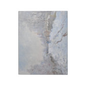 Snow at Argenteuil (by Claude Monet) ノートパッド (回転)
