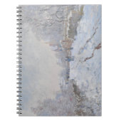 Snow at Argenteuil (by Claude Monet) ノートブック (正面)