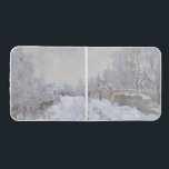 Snow at Argenteuil (by Claude Monet) ビアポンテーブル<br><div class="desc">このデザインは、印象派のクロード・モネ絵画ー(1840フランスの-1926)の有名な油・オン・キャンバスのイメージを特集している。タイトルは「Snow at Argenteuil」(またはオリジナルフランスのでは「Rue sous la neige,  Argenteuil」)。1874年から1875年の冬に雪の毛布の下にあった間絵を描、彼の故郷アルゼンテウイルのモネ18作品の中で最大の作品である。</div>