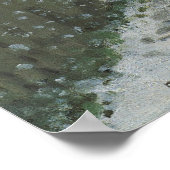 Snow at Argenteuil by Claude Monet ポスター (角)