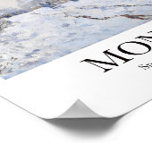 Snow at Argenteuil by Claude Monet ポスター (角)