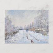 Snow at Argenteuil by Claude Monet ポストカード (正面)