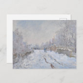 Snow at Argenteuil (by Claude Monet) ポストカード (正面/裏面)