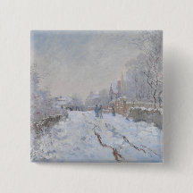 Snow at Argenteuil (by Claude Monet)