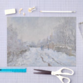 Snow at Argenteuil (by Claude Monet) 薄葉紙 (クラフト)