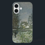 Snow at Argenteuil by Claude Monet iPhone 16ケース<br><div class="desc">Claude MonetによるArgenteuil II (1874)での雪は、ヴィンテージの印象派の素晴らし美術風景絵画である。フランスのアルゼンテウイルで木々や家が背景の雪のシーンが見られる冬の日。アーティストについて：クロード・モネ(1840-1926)は印象派の運動の創始者であフランスのり絵画、その絵画の大部分は「空中に浮かぶ」（野外に浮かぶ）スタイル印象派の風景である。</div>