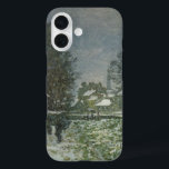 Snow at Argenteuil by Claude Monet iPhone 16ケース<br><div class="desc">Claude MonetによるArgenteuil II (1874)での雪は、ヴィンテージの印象派の素晴らし美術風景絵画である。フランスのアルゼンテウイルで木々や家が背景の雪のシーンが見られる冬の日。アーティストについて:クロード・モネ(1840-1926)は印象派の運動の創始者であフランスのり絵画、その絵画の大部分は「空中に浮かぶ」(野外に浮かぶ)スタイル印象派の風景である。</div>