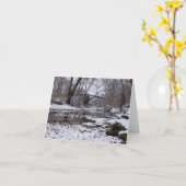 Snow At Finley 考える's Of You Card カード (黄色い花)