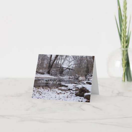 Snow At Finley 考える's Of You Card カード (正面)