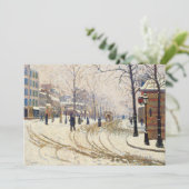 Snow, Boulevard de Clichy, Paris by Paul Signac (スタンド正面)
