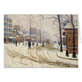 Snow, Boulevard de Clichy, Paris by Paul Signac (正面横)