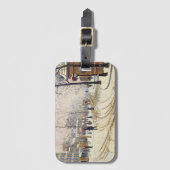 Snow, Boulevard de Clichy, Paris by Paul Signac ラゲッジタグ (正面縦)