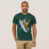 Snow boy jumping tシャツ (正面フル)