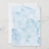 Snow Boy Winter Arctic Animal First Birthday 招待状 (裏面)