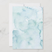 Snow Boy Winter Arctic Animals Baby Shower 招待状 (裏面)