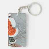 Snow Buntings - Will Hammell キーホルダー (裏面)