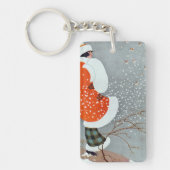 Snow Buntings - Will Hammell  キーホルダー (正面)