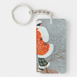 Snow Buntings - Will Hammell  キーホルダー