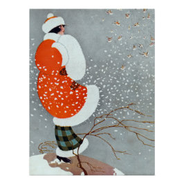 Snow Buntings - Will Hammell  ポスター