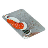 Snow Buntings - Will Hammell マグネット (右側)