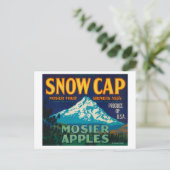 Snow Cap Apple Crate LabelMosier、または ポストカード (スタンド正面)