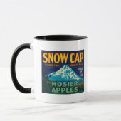 Snow Cap Apple Crate LabelMosier、または マグカップ (左)
