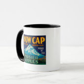 Snow Cap Apple Crate LabelMosier、または マグカップ (正面左)