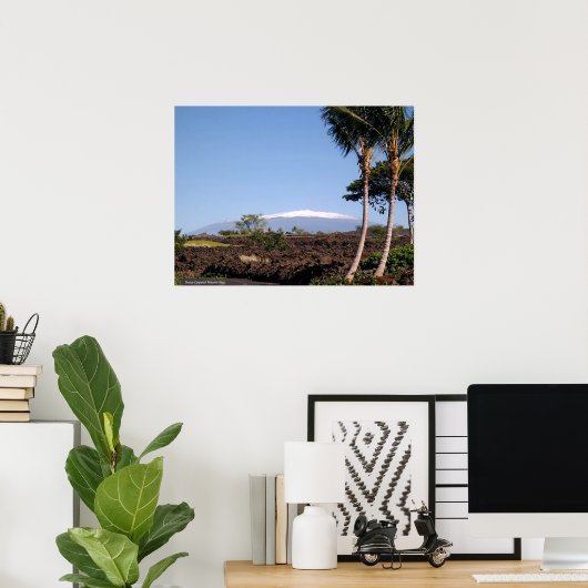 Snow-Capped Mauna Kea Poster ポスター (ホームオフィス)