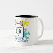 Snow Catsmallow ツートーンマグカップ (正面右)